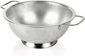 Gulex Colander Stainless Steel 3-Quart, Strainer for Kitchen Food, Dishwasher Safe