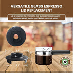 Espresso Carafe Lid, Universal Replacement fits Krups, IMUSA, Hamilton Beach, Mr. Coffee, Breville, Univen