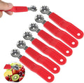 Tomato Corer Tool 6 Pcs Apple Strawberry Huller Stem Remover Stainless Steel Fruit Vegetable Top Remover Practical Kitchen Corer Tool