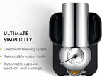 Breville Nespresso Vertuo Coffee and Espresso Machine, Chrome & Capsules VertuoLine, Espresso Variety Pack, Medium and Dark Roast Espresso Coffee, 50 Count Coffee Pods, Brews 1.35 Ounce