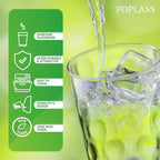Melrose Glass Drinkware Set, 24 Pieces, Includes Cooler, DOF, Juice and Shot Glasses