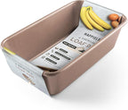 HAPPIELS Nonstick 9x5 inch Bread Loaf Pan for Oven | PFOA & BPA Free Non Toxic Loaf Tin | Molds for Baking | Best 9 x 5 Non stick Bakeware | Nontoxic 5x9 Banana Bread Mold Pans & Tins