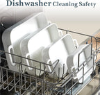 ONEMORE Casserole Dishes for Oven,9.5"x15.4" Baking Dishes Set of 4,Ceramic Bakeware Sets with Handles for Cooking, Baking,Serving, Wedding and Gifting, Baking Pan White , Microwave & Dishwasher Safe(7.5"/11.2"/13.4"/15.4")