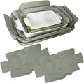 Evelots Bakeware/Cookware Scratch Protectors-Pots/Pan/Dish Dividers -Set of 6 - Two Large Sizes-Extra Thick Felt - Prevent Chips and Cracks When Stacking