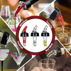 Automatic Measured Bottle Pourer - Quick Shot Spirit Measure Pourer Drinks Wine Cocktail Dispenser Home Bar Tools - 1oz/30ml (12 pack)