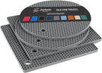 Joyhalo Trivets for Hot Dishes - Hot Pads for Kitchen, Silicone Pot Holders for Hot Pots and Pans, Silicone Mats for Kitchen Countertops, Table, Flexible Easy to Wash and Dry, Grey