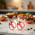 2Pcs Red Melon Seed Cracker Plier, Sunflower Seeds Plier Opener - Seed Cracker Sheller Opener Peeling Pliers for Melon Seeds, Small Nuts, Specialty Tools and Gadgets Kitchen Utensils and Gadgets
