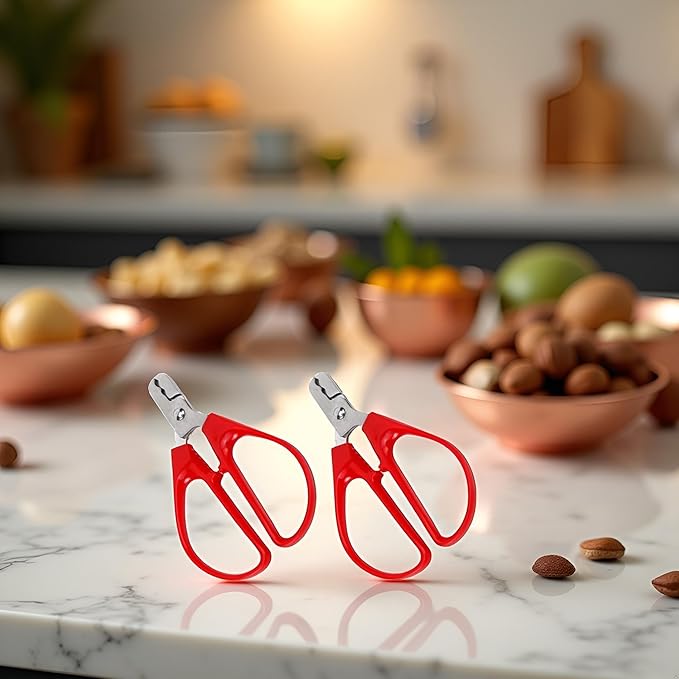 2Pcs Red Melon Seed Cracker Plier, Sunflower Seeds Plier Opener - Seed Cracker Sheller Opener Peeling Pliers for Melon Seeds, Small Nuts, Specialty Tools and Gadgets Kitchen Utensils and Gadgets