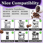 9 Pcs Felt Washer Replacement for Breville Espresso Machine Grinders，Burr Washer Part Compatible with BES870, BES878, BES880, BES980, BES990, BCG600, BCG820，Wool Ring Espresso Machines Accessories