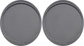 GoodCook Everyday Nonstick Steel Pizza Pan, 12", Gray (Pack of 2)
