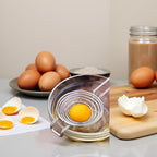 Silver Egg Separator, Yolk White Separator Tool, Food Grade Stainless Steel Egg Divider Egg Sieve Egg Extractor, Kitchen Gadget Cooking Baking Tool, Dishwasher Safe Specialty Tools and Gadgets