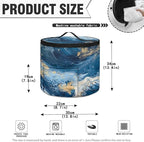 Blue Marble Electric Pressure Cooker Insulation Handbag Keep Appliance Clean Electric Pressure Cooker Bag with Accessories Pockets