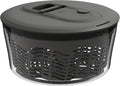 Zyliss Easy Spin Salad Spinner - Fruit & Veggie Dryer - Produce Spinner & Cleaner for Salad Prep - Dishwasher-Safe Kitchen Essential - Non-Slip Bowl with Pull Handle - Stainless Easy Spin Small