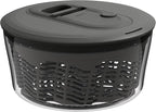 Zyliss Easy Spin Salad Spinner - Fruit & Veggie Dryer - Produce Spinner & Cleaner for Salad Prep - Dishwasher-Safe Kitchen Essential - Non-Slip Bowl with Pull Handle - Stainless Easy Spin Small