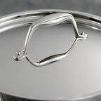 Tramontina Signature Tri-Ply Clad Stainless Steel 10-Piece Cookware Set with Lids, Pots and Pans Kitchen Set, Induction-Ready, Dishwasher-Safe, NSF-Certified, Made in Brazil