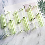 12 PCS Green Champagne Flutes Plastic 5.4OZ Clear Acrylic Champagne Glasses Long Stem Champagne Flutes Sparkling Wine Glasses Sage Green Champagne Glasses FOR Wedding Cocktail Cups Cava Prosecco