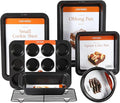 CHEFMADE Bakeware Set, 7-Piece Nonstick Kitchen Baking Set Carbon Steel Oven Bakeware