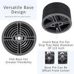 Elevate Anti-Splash Cup Riser Accessory for most Keurig K-cup, Cuisinart Single Serve, and other Coffee Makers, Adjustable for Cup Size and Drip Tray Type (Dark Gray)