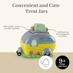 Young's Ceramic Camper Cookie Jar, 9.5"