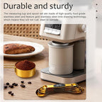 11 pcs Gold Measuring Cups and Spoons Set,Includes 4pcs Measuring Cups And 6pcs Magnetic Measuring Spoons & 1 Leveler,Stainless Steel is Ideal for Measuring Liquids And Dry Ingredients