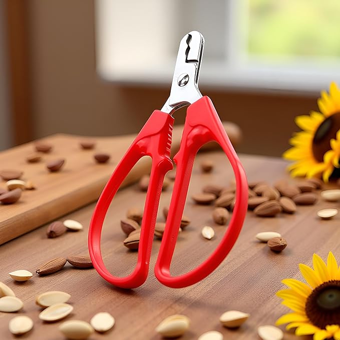 2Pcs Red Melon Seed Cracker Plier, Sunflower Seeds Plier Opener - Seed Cracker Sheller Opener Peeling Pliers for Melon Seeds, Small Nuts, Specialty Tools and Gadgets Kitchen Utensils and Gadgets