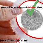 [UPGRADED] Sealing Gasket for Bialetti Mini Express Induction 2 Cups Kandisky Iconic Stovetop Espresso Maker - 6 PCS Replacement Food Grade Silicone Seal Ring for Aluminum Stovetop Coffee Maker Pots