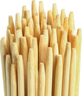 Smores Sticks 36" Long 5 mm Thick, 120 PCS Marshmallow Roasting Smore Sticks Bamboo, Disposable Marshmellow Sticks Camping Heavy Duty SMores Skewers for Outdoor Fire Pits Campfires Hot Dog Sausage