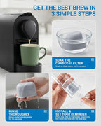Water Filter Holder and 2 Water Filter Replacement for Keurig K-Brew+Chill, K-Supreme Plus, K-Elite, K-Duo Plus, K-Select, K-Slim, K-Express, K-Classic, K-Cafe, K-Iced, Keurig 2.0 Brewers Starter Kit