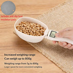 2026 New Electronic Measuring Spoon with LCD Display, Digital Measuring Spoon Scale for 1 Gram to 800 Grams Precision, Food Measuring Scale for Cooking, Baking, Coffee and Pet Portion Control