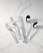 Lenox Bratton 65-Piece Flatware Set, 9.85 LB, Metallic