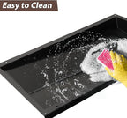 67767 Grease Tray for Weber Grill Parts Genesis 300 Series with Side Control Knob(2007-2010), 67758 Grill Drip Pan for Weber Genesis E-310 E-320 Gas Grills Replacement Parts
