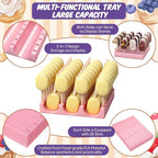 1 Set Cutter, Cake Pop Mold, Cake Pop Cutter and Pusher Press Set with Tray and 3 Types of Packaging Accessories, Baking Tools for Home, Birthday, Parties, Wedding Desserts(2 Pcs,Cakesicle)