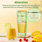 Slim Portable Blender Cup, 20oz (600ml) Personal Travel Juicer with Leakproof Lid, USB-C Rechargeable Licuadora Portatil for Smoothies and Shakes, Auto-Cleaning(white)