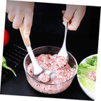 Cabilock 1Set Meatball Maker Spoon Non Stick Kitchen Gadget with Long Handle for Easy Meatball Formation Cooking Tool for Home Chefs