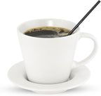 Disposable Plastic Coffee Stirrer Straw - 5 Inch Sip Stir Stick (Black, 1,000 count)