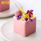 OCPO KITCHEN Cube Silicone Mold for Baking Mousse Cake, French Dessert, Pastry, Chocolate, Brownie, Ice Cream, Pudding, Ice Mold, 3D Cube Shape (8-Cavity)