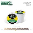 Chock Full o' Nuts Midtown Decaf Keurig K-Cup Pods for Keurig Brewers – Premium Arabica, Medium Roast – Single Serve – 6 Packs of 12 K-Cup Pods
