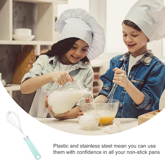 Ipetboom Plastic Handle Cooking Utensils Set with Heat-resistant Comfortable Grip Kitchen Tools Gadgets for Baking and Cooking Space-saving Design Safe