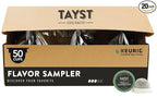 Tayst Coffee Pods, Vanilla Cream and Happy Hazelnut Medium Roast, K Cups Compatible with Keurig Coffee Maker, Sustainable Single Serve, Pack of 50