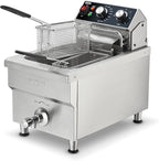 Waring Commercial 10lb Heavy-Duty Deep Fryer, for French Fries, Mozzerella Sticks, Chicken Wings, WDF1300