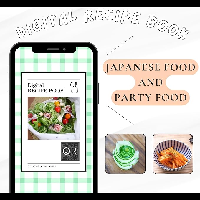 Japanese Julienne Peeler Vegetable Peeler Set - Julienne Slicer, Y Carrot/Zucchini/Cucumber/Potato Peelers, Vegetable Ribbon Slicer, Veggie Hand Peelers for Kitchen, Digital Recipe Book, Made in Japan