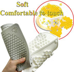2PCS Tuile Molds Silicone Honeycomb Baking Mold,Acxydm Honeycomb Mold Silicone Bee Silicone Mold,Fondant Molds 3D Beehive Candy Silicone Moulds,Chocolate Mold Set Sugar Bees for Cake Decorating,Large