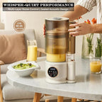 50oz Nut Milk Maker & Grinders, 10-in-1 Soy, Almond, Oat & Rice Milk Maker with 12 Stainless Steel Blades, Vegan Blender with Delay Start, Boil Water & Easy Self-Cleaning