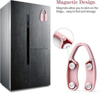5 Pack Magnetic Wine Foil Cutter Tool, Wine Bottle Opener Accessory, Magnetic Wine Foil Cutters Wine Bottle Opening Accessories,rose gold