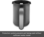 KARACA Hatır Turkish Coffee Maker, 5 Cups Electric Turkish Coffee Machine with Ember Mode, Automatic Temperature Control, Overflow Protection, Audible & Visual Alerts, Galaxy Grey