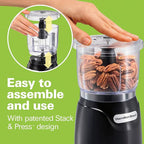 Hamilton Beach Food Processor & Vegetable Chopper Bundle (70730 + 72850)