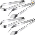 ZAUGONTW Fish Bone Tweezers, Professional Stainless Steel Flat and Slant Pliers Set for Kitchen Salmon Trout, 2 SET