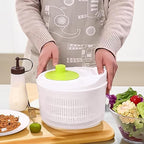 Fruit Spinner – Multifunctional Salad-Spinner | Fruit Washer & Dryer Spinner | Small Lettuce Spinner-Bowl | Manual Vegetable Cleaner For Draining Greens, Fruits And Vegetables, Home Kitchen Food Prep