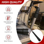 Steam Nozzle 5313259991 Coffee Machine Lower Tube - Fits for De'Longhi Espresso Coffee Maker Milk Foam Spout 1 Hole Silicone Milk Foam Spout Replacement Suitable for Cafe Milk Tea Shop Families to Use
