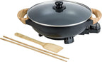 Bestron AEW100AS Electric Wok, Metal, 5 Litres